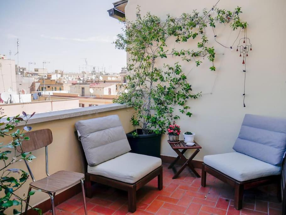 Beautiful Penthouse With Terrace Near The Centre Apartment โรม ภายนอก รูปภาพ